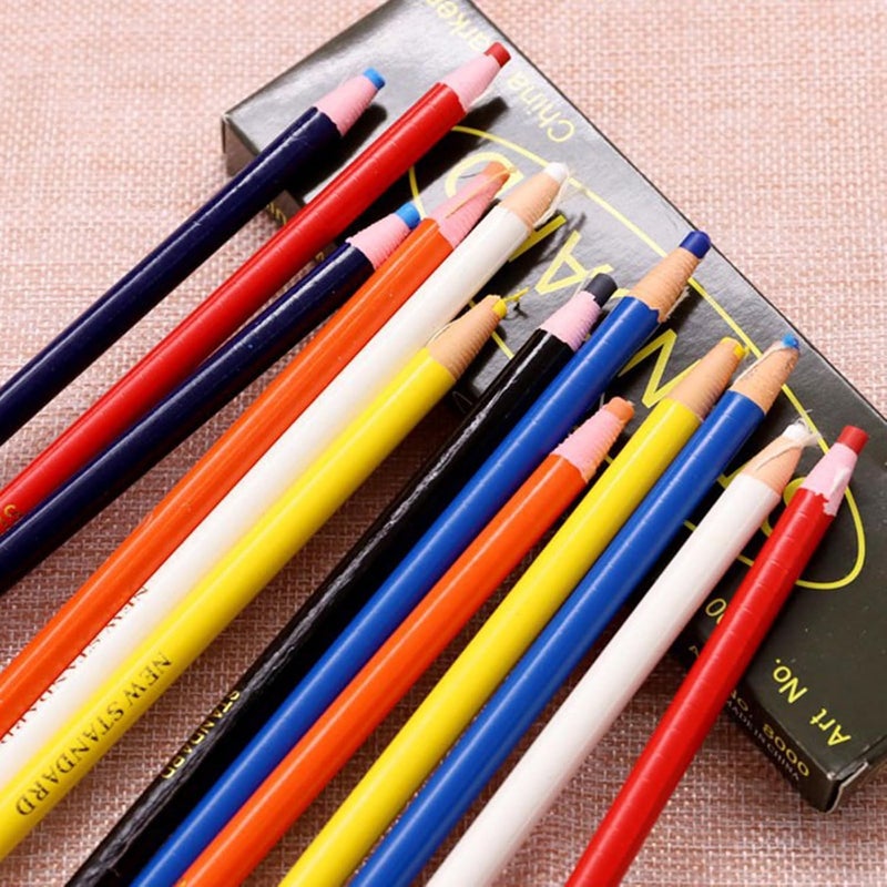 KAKASEA China Marker Grease Pencil Pencil Leaves Easy To Remove On All Non-Porous & Polish, White - Image 4